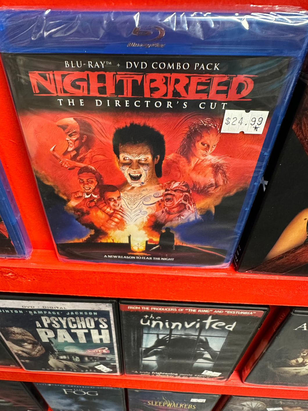 NIGHTBREED Director’s Cut [BLU-RAY+ DVD] (NEW) Sealed