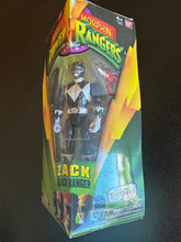 Load image into Gallery viewer, Bandai Saban’s MMPR Zack Black Ranger Toys R Us Exclusive
