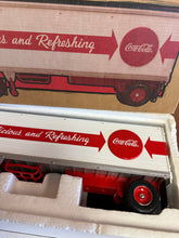 Load image into Gallery viewer, ERTL 1954 GMC COCA-COLA TRACTOR-TRAILER w/GREAT DANE TRAILER 1:25 SCALE PREOWNED
