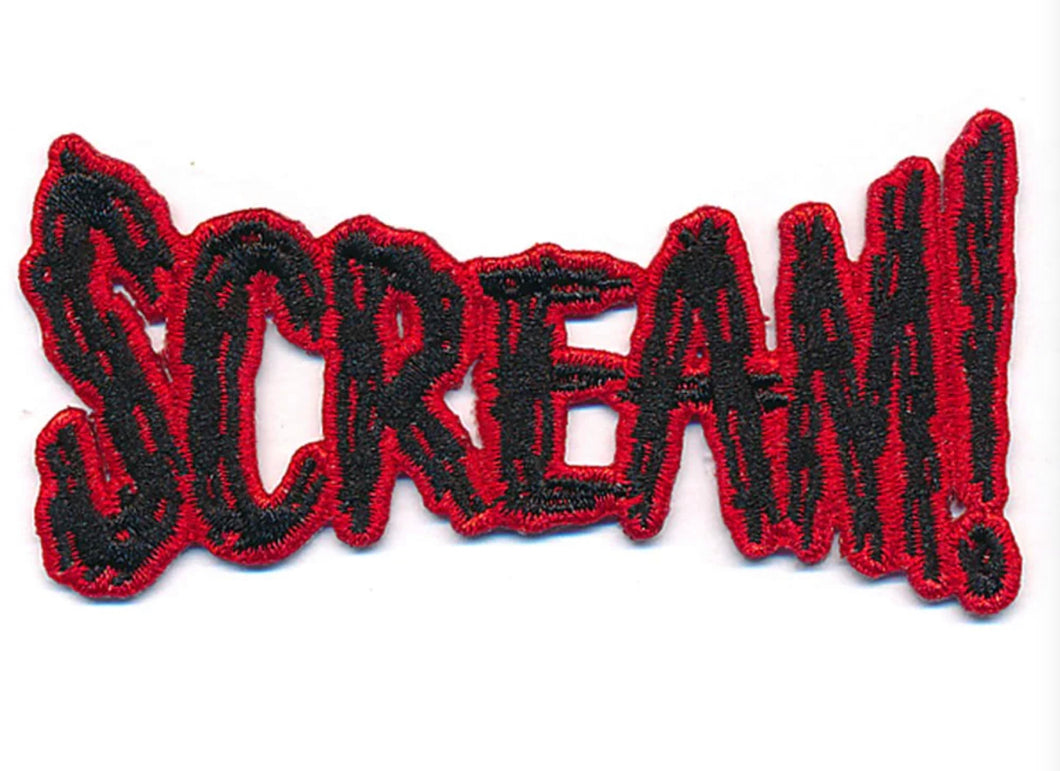 Kreepsville Scream Red Text Patch