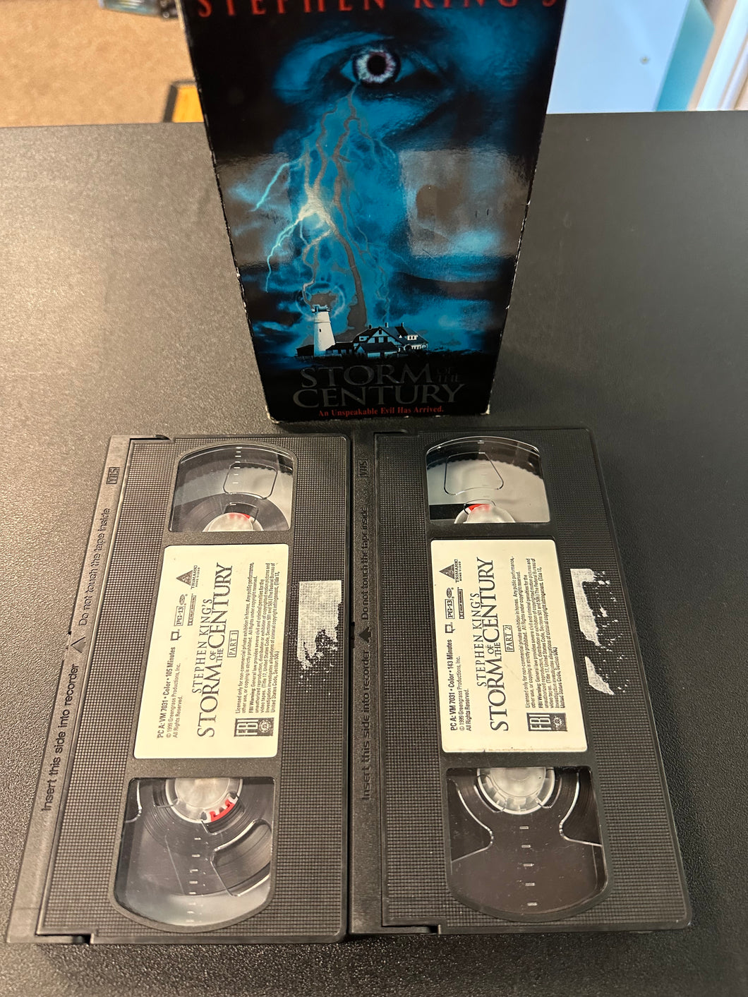 Stephen King’s Storm of the Century 2 Parts [VHS] PREOWNED Rental