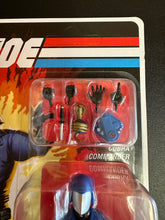 Load image into Gallery viewer, G.I. Joe Haslab 6” Cobra Commander Unpunched Card Damage
