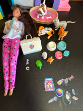 Load image into Gallery viewer, Barbie Brunette Pet Doctor Check Up &amp; Play Center Vet Pet PlaySet Pieces Preowned
