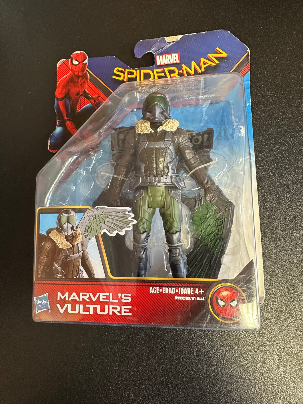 Marvel Spider-Man Homecoming Marvel's Vulture Action Figure Card Damage