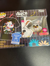 Load image into Gallery viewer, FUNKO TEES MED ALICE IN WONDERLAND FLOCKED RABBIT TARGET
