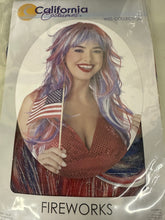 Load image into Gallery viewer, California Costumes 4th of July Fireworks Wig
