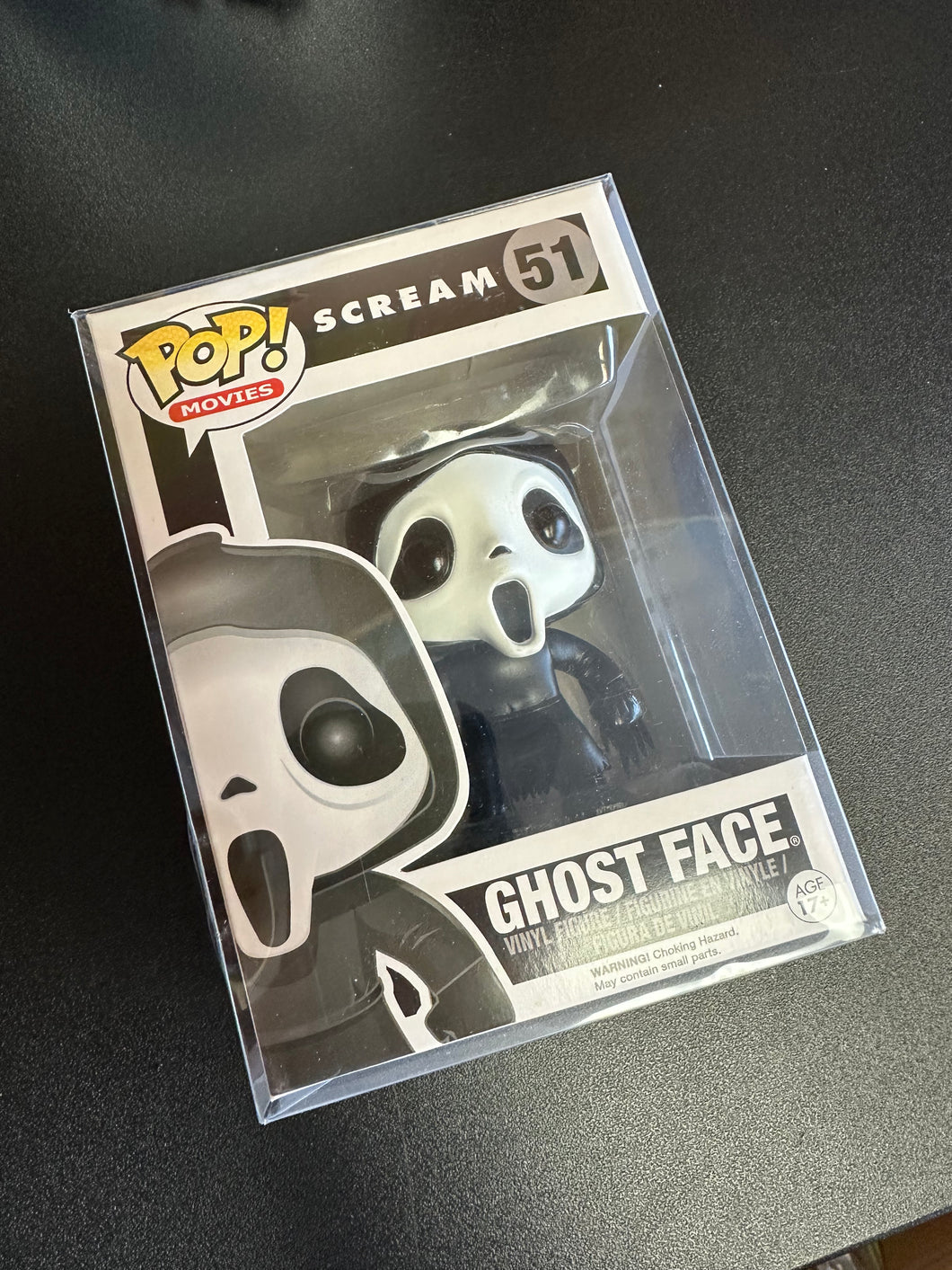 FUNKO POP SCREAM GHOST FACE 51 AUTENTIC BOX DAMAGE