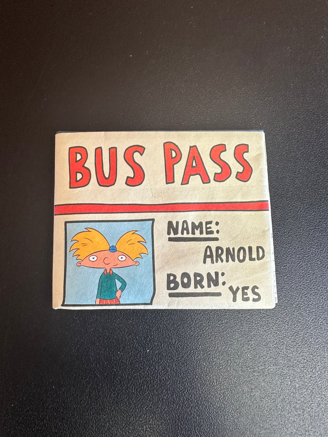 Culturefly Hey Arnold! Nickelodeon Box Paper Wallet