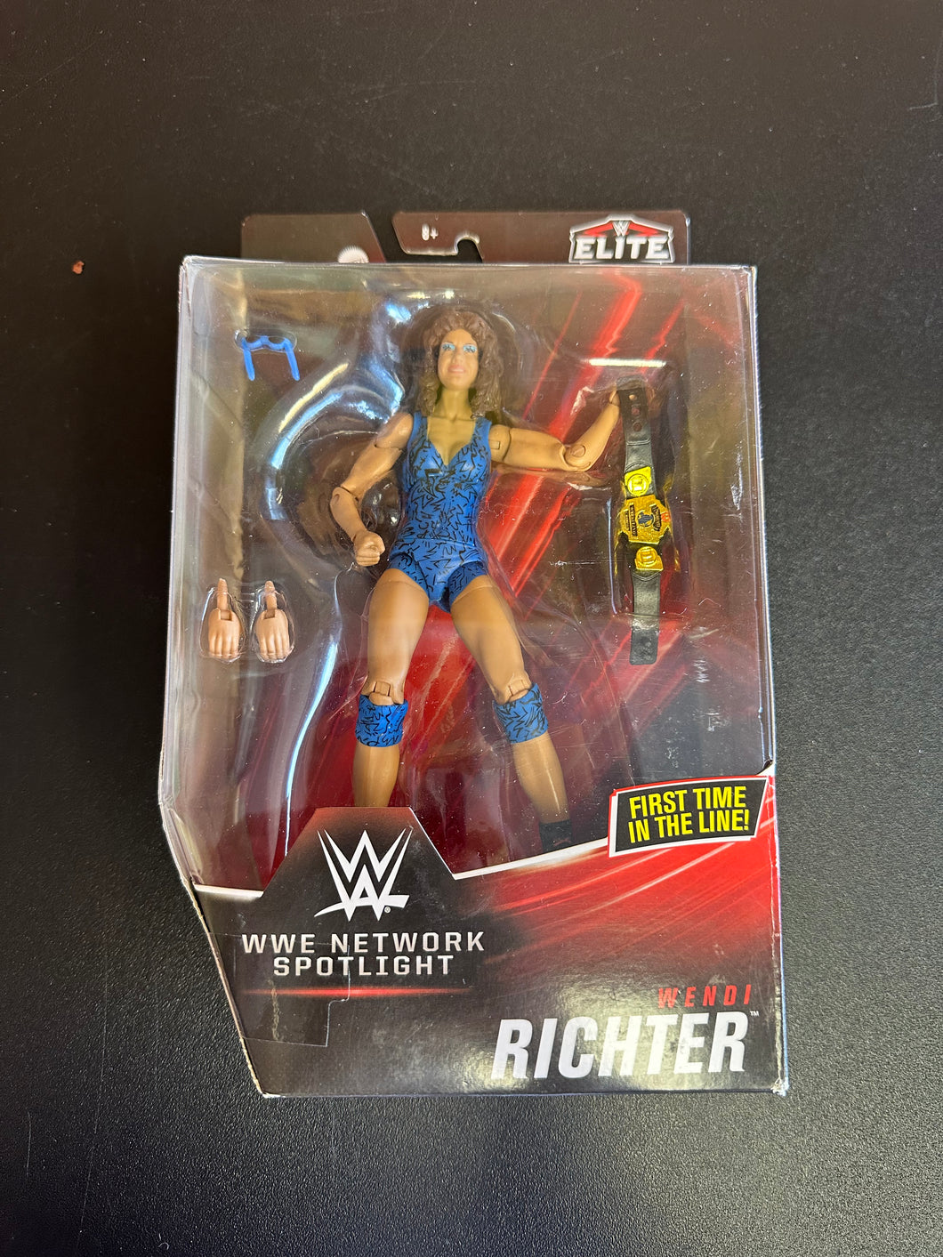 Mattel WWE Elite Network Spotlight Wendi Richter Action Figure Box Damage