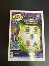 Load image into Gallery viewer, FUNKO POP MARVEL MECHSTRIKE MONSTER HUNTERS GREEN GOBLIN 991 BOX DAMAGE
