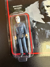 Load image into Gallery viewer, REACTION HORROR SERIES HALLOWEEN MICHAEL MYERS FIGURE PREOWNED TAPED TO CARD NO KNIFE

