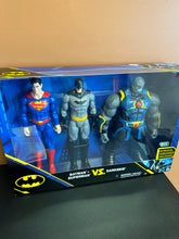 Load image into Gallery viewer, Spin Master DC Batman Superman vs. Darkseid 12” Figure 3 Pack 1st Edition
