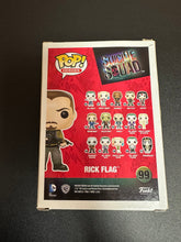 Load image into Gallery viewer, FUNKO POP SUICIDE SQUAD RICK FLAG 99 BOX DAMAGE
