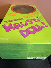 Load image into Gallery viewer, JAKKS PACIFIC SIMPSONS TALKING KRUSTY DOLL! BOX DAMAGE
