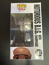 Load image into Gallery viewer, FUNKO POP ROCKS THE NOTORIOUS B.I.G. WITH CHAMPAGNE EXCLUSIVE HOT TOPIC 153
