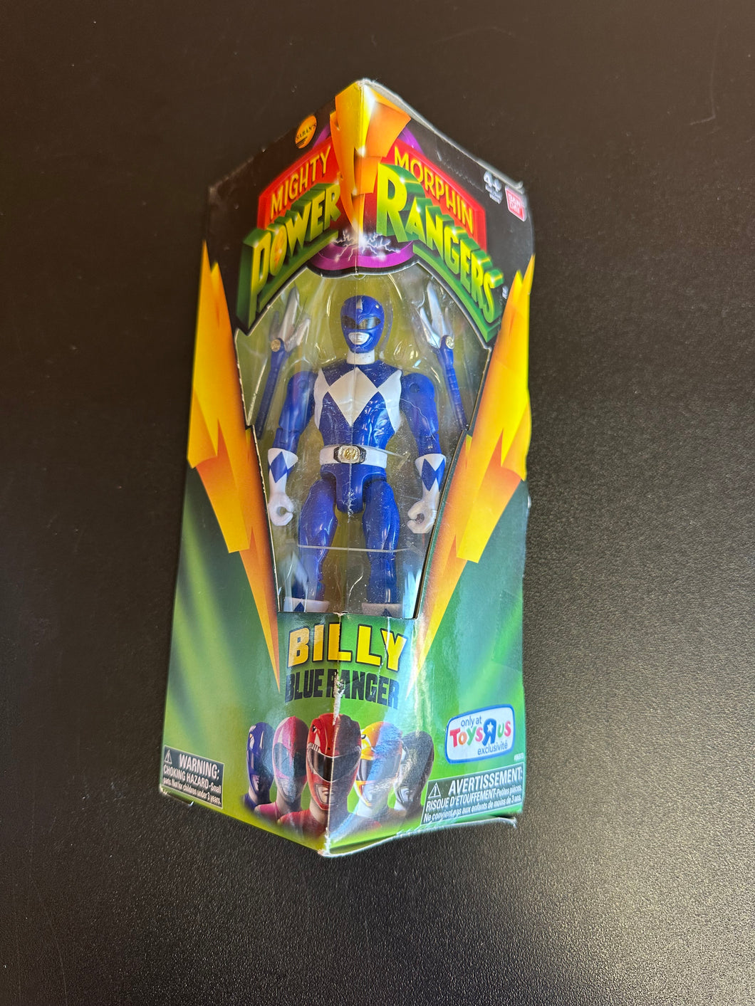 Bandai Saban’s MMPR Billy Blue Ranger Toys R Us Exclusive