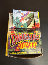 Load image into Gallery viewer, Topps Dinosaurs Attack! Card Box Only Used
