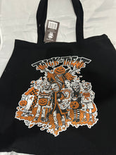 Load image into Gallery viewer, TRICK OR TREAT BAG-SCARE CREW BLACK TOTE BAG
