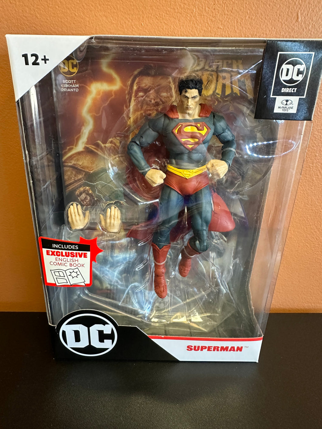 DC DIRECT PAGE PUNCHERS BLACK ADAM SUPERMAN ACTION FIGURE