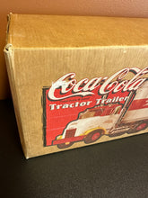 Load image into Gallery viewer, ERTL 1954 GMC COCA-COLA TRACTOR-TRAILER w/GREAT DANE TRAILER 1:25 SCALE PREOWNED
