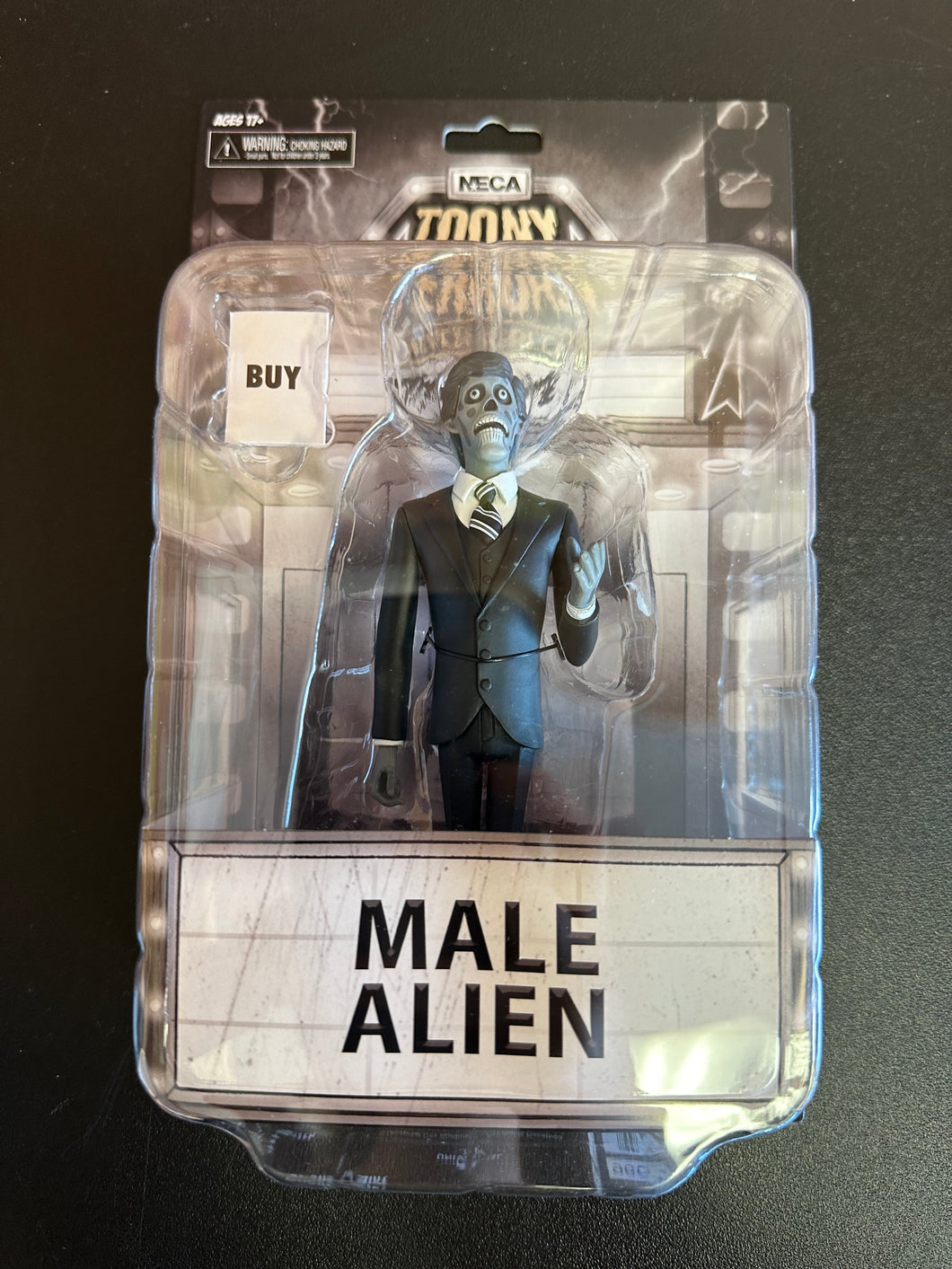 NECA TOONY TERRORS SILVER SCREEN THEY LIVE MALE ALIEN