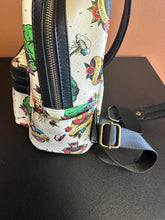 Load image into Gallery viewer, MARVEL TATTOO LOUNGEFLY MINI BACKPACK PREOWNED
