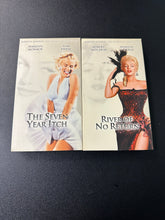 Load image into Gallery viewer, Marilyn Monroe The Seven Year Itch &amp; River of No Return PREOWNED VHS Set of 2
