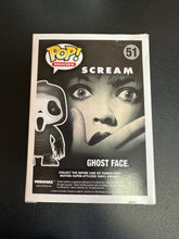 Load image into Gallery viewer, FUNKO POP SCREAM GHOST FACE 51 AUTENTIC BOX DAMAGE
