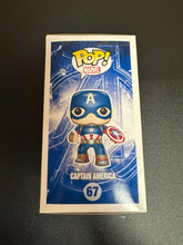 Load image into Gallery viewer, FUNKO POP MARVEL AVENGERS AGE OF ULTRON CAPTAIN AMERICA 67 BOX DAMAGE
