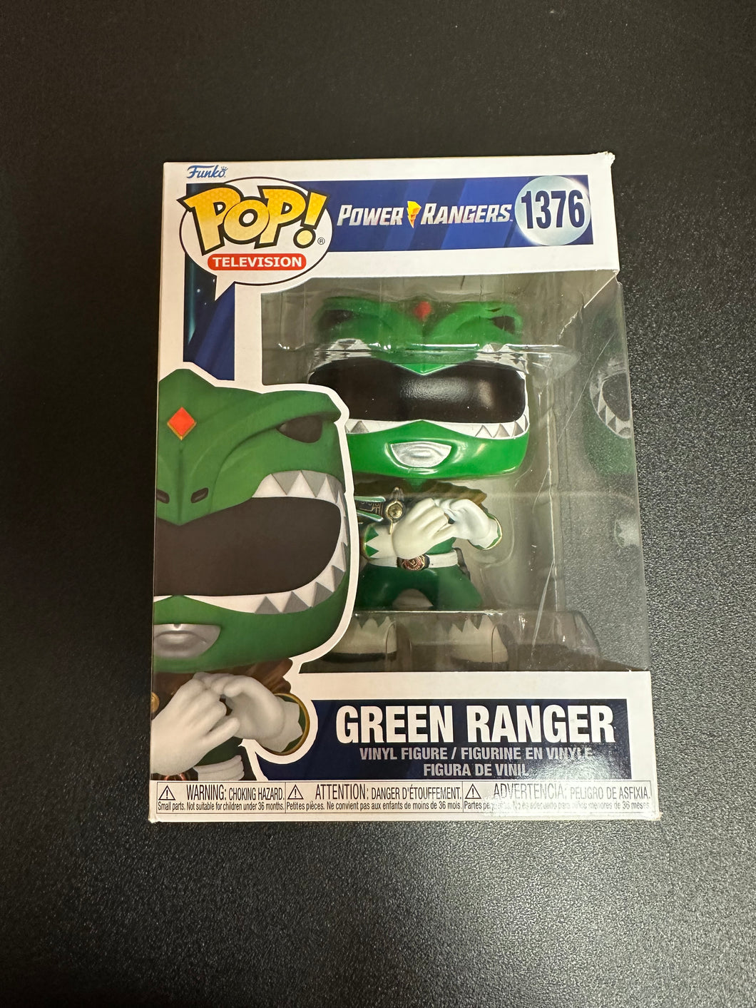 FUNKO POP POWER RANGERS GREEN RANGER 1376