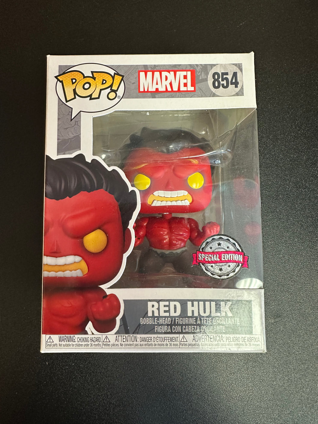 FUNKO POP MARVEL RED HULK SPECIAL EDITION 854