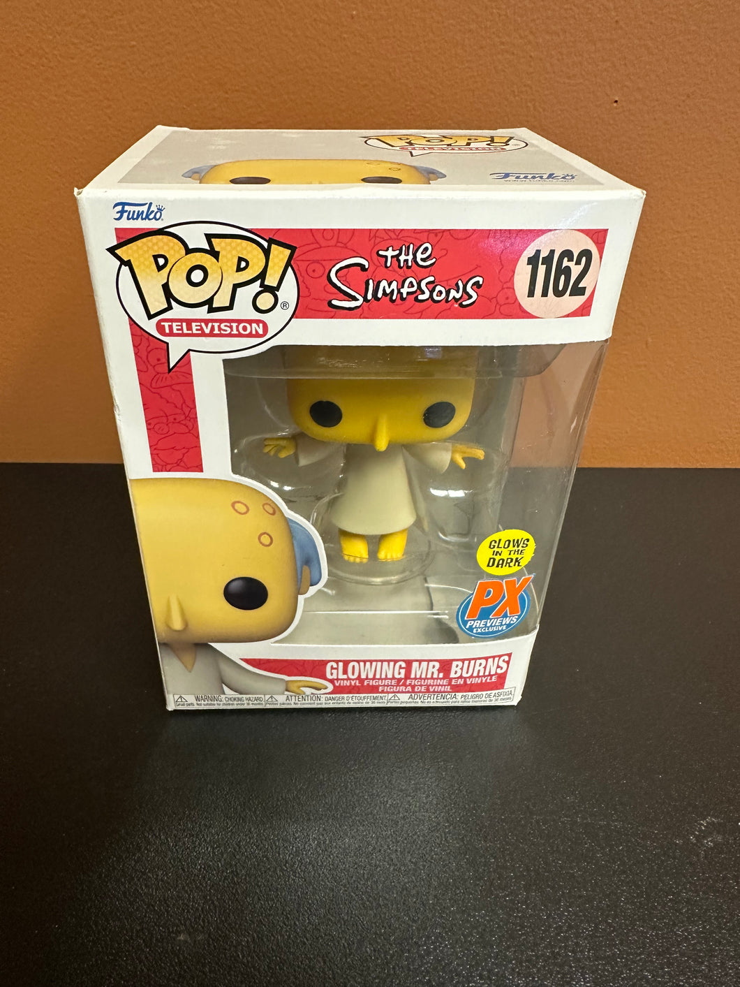 FUNKO POP THE SIMPSONS GLOWING MR. BURNS PX GITD 1162