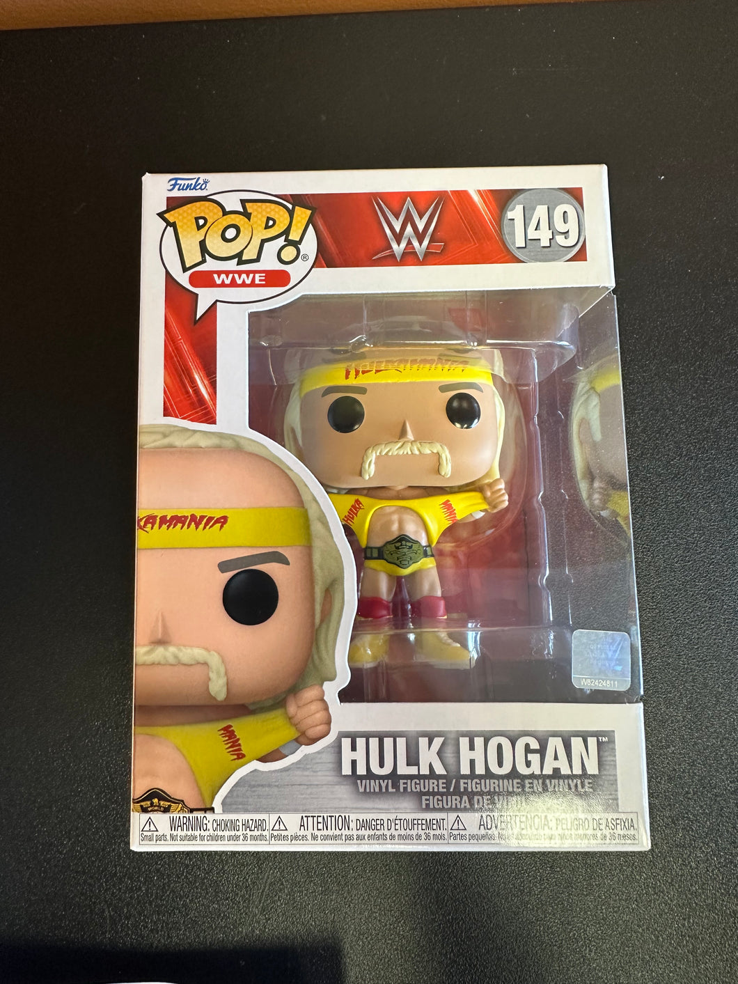 FUNKO POP WWE HULK HOGAN HULKAMANIA WITH BELT 149