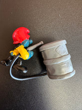 Load image into Gallery viewer, Schleich 1981 Peyo Smurf Fireman with Hose 2” Figure
