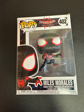 Load image into Gallery viewer, FUNKO POP MARVEL SPIDER-MAN INTO THE SPIDERVERSE MILES MORALES 402 BOX DAMAGE
