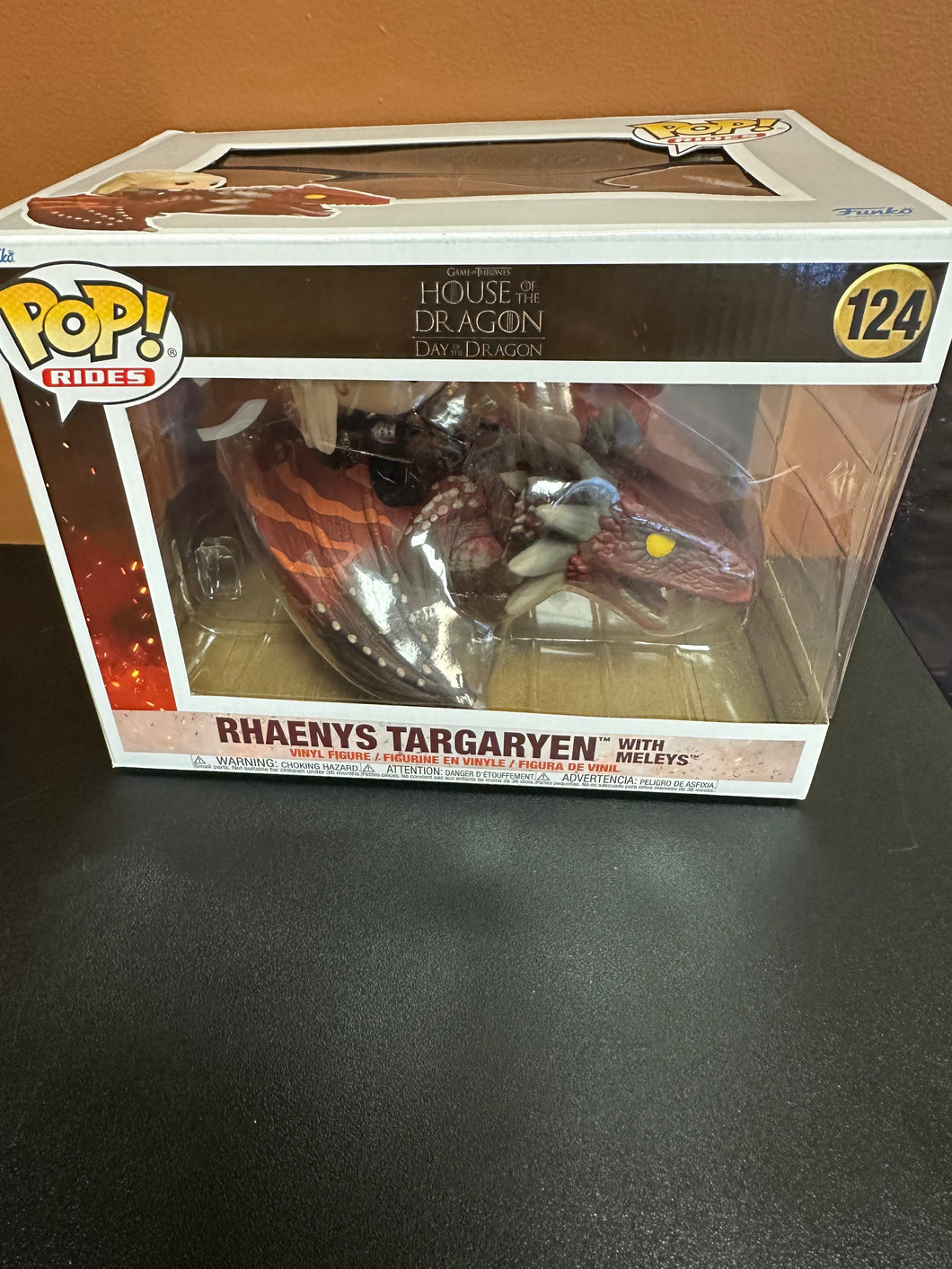 FUNKO POP RIDES GOT HOUSE OF THE DRAGON RHAENYS TARGARYEN WITH MELEYS 124