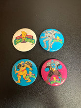Load image into Gallery viewer, Power Rangers Cartoon Bad Guys Button Lot of 4 Preowned
