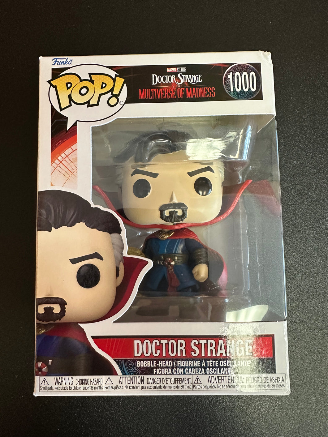 FUNKO POP MARVEL DOCTOR STRANGE 1000 BOX DAMAGE