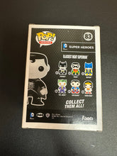 Load image into Gallery viewer, FUNKO POP DC SUPER HEROES BLACKEST NIGHT SUPERMAN GAMESTOP 83 BOX DAMAGE
