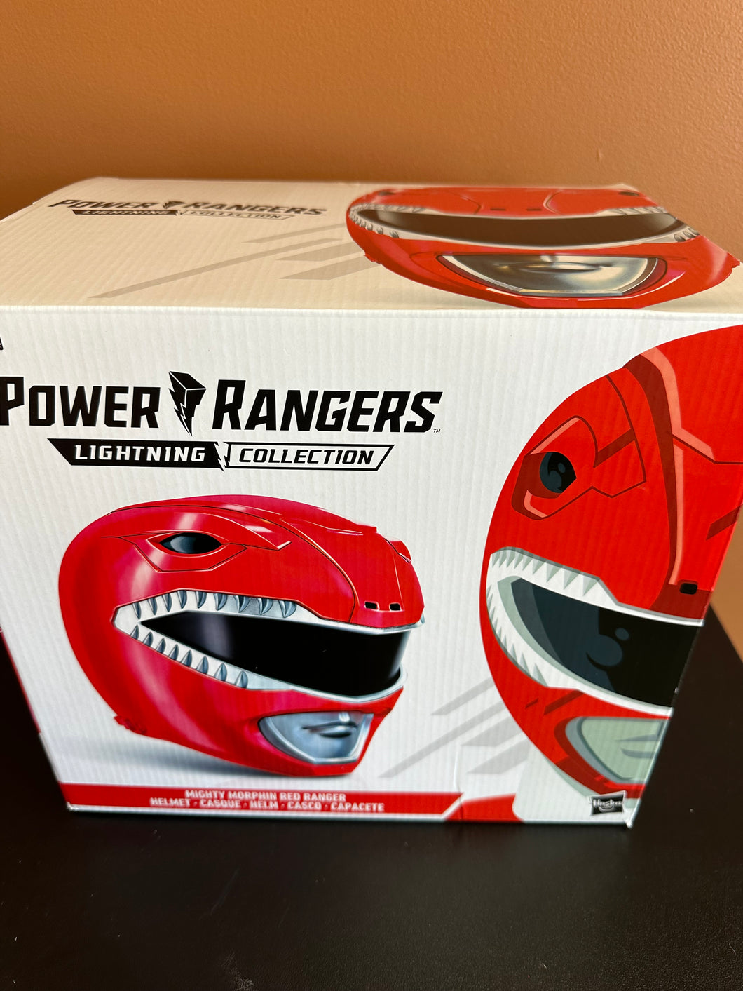 Hasbro MMPR Lightning Collection Mighty Morphin Red Ranger Helmet New Sealed