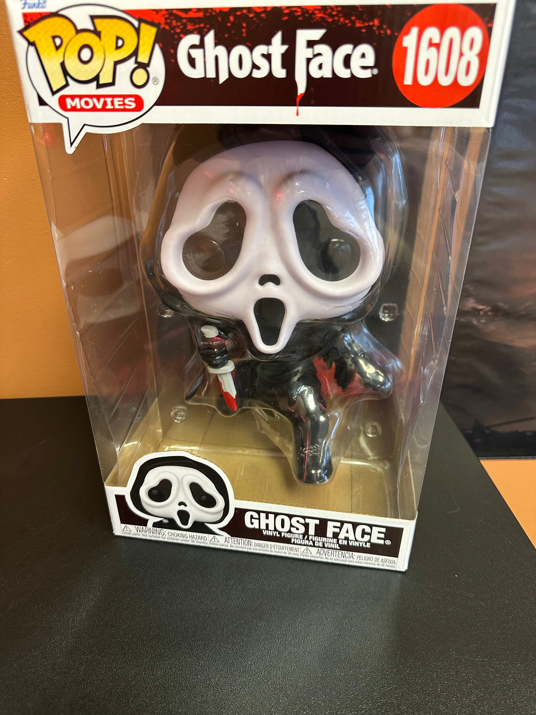 FUNKO POP MOVIES SCREAM GHOST FACE JUMBO 10” 1608