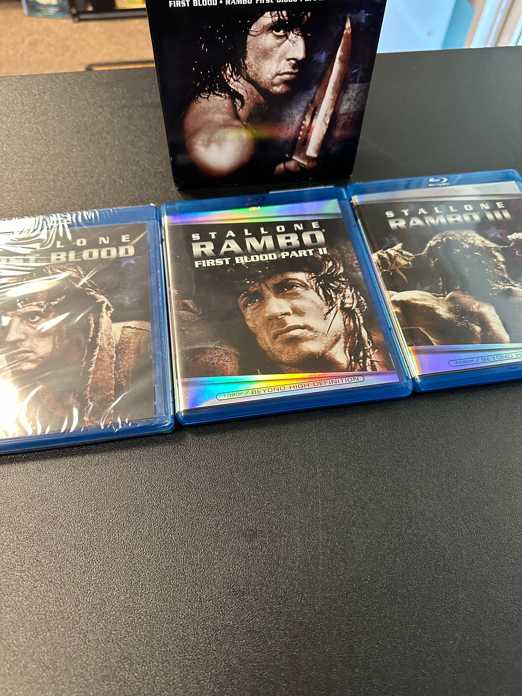 Stallone Rambo Box Set [Blu-Ray] Preowned
