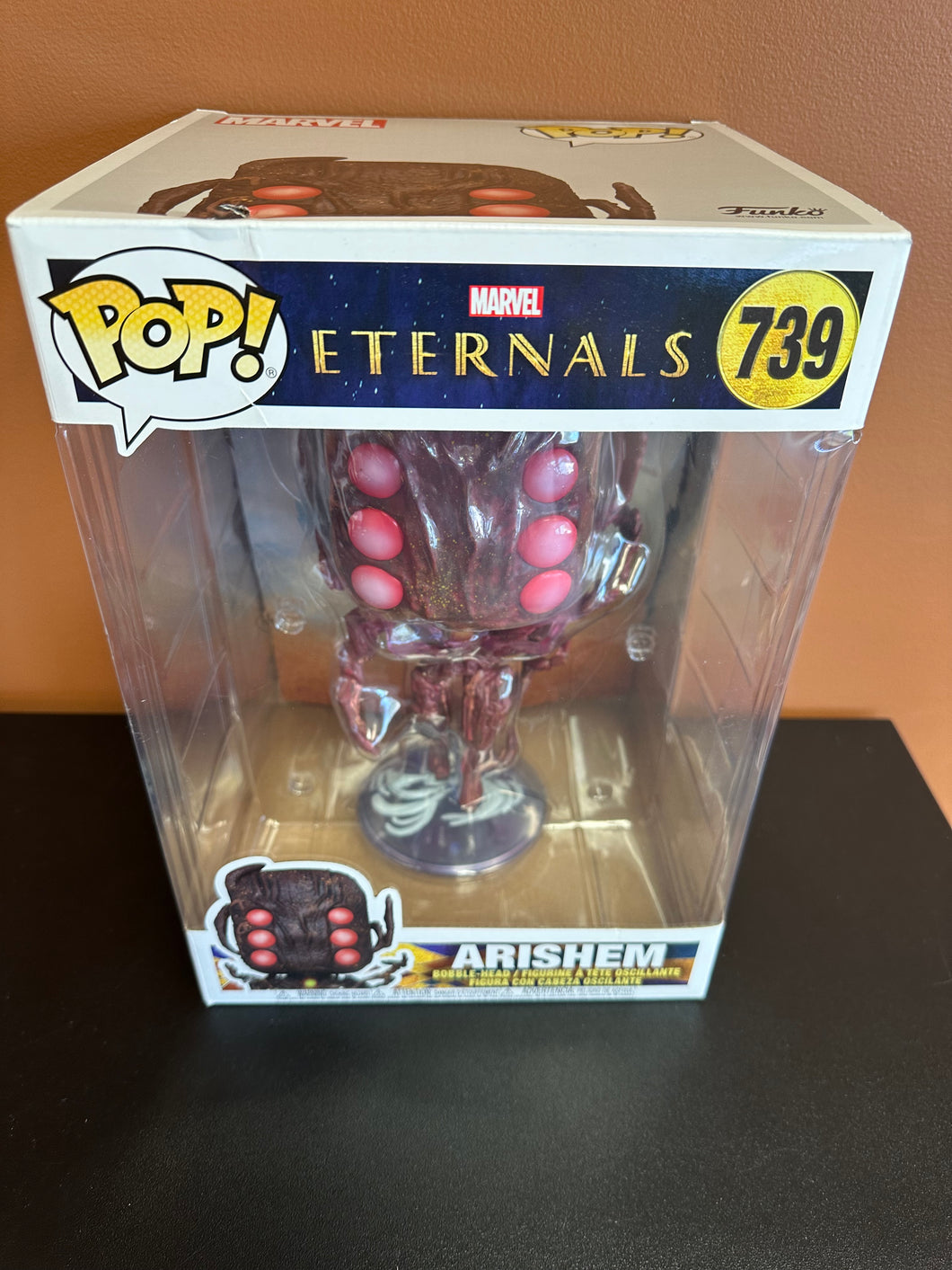 FUNKO POP MARVEL ETERNALS 10” ARISHEM 739 BOX DAMAGE