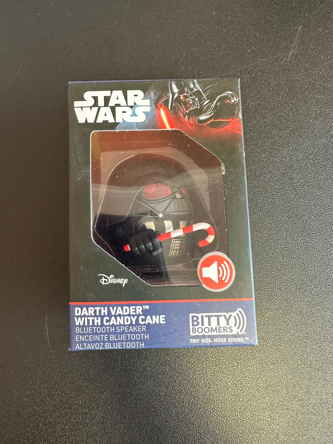 Bitty Boomers Star Wars Darth Vader with Candy Cane Bluetooth Speaker