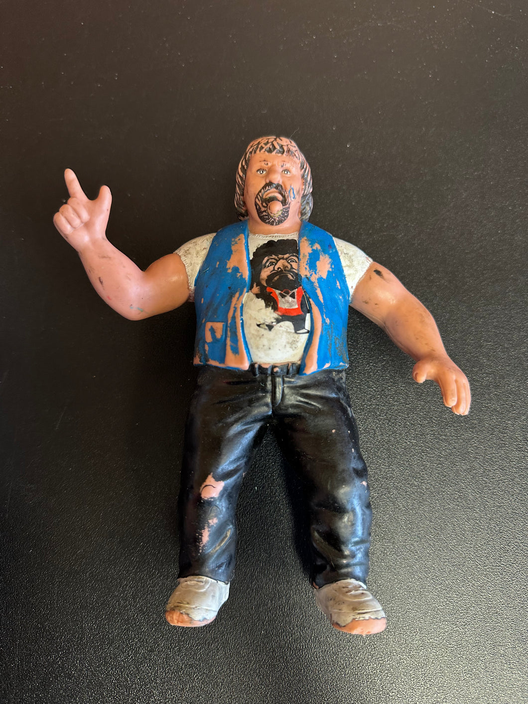 LJN 1986 Captain Lou Albano Preowned Figure