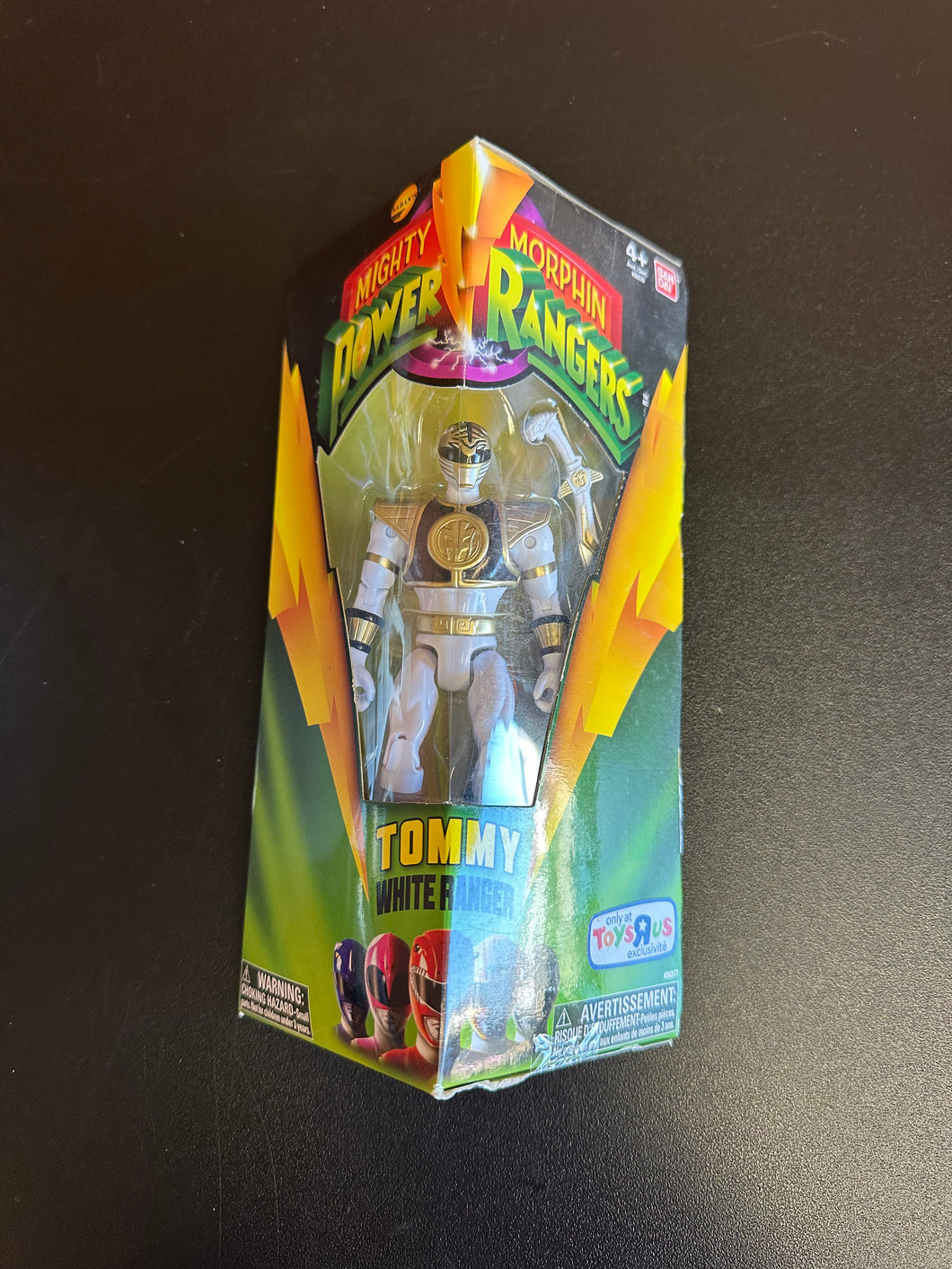 Bandai Saban’s MMPR Tommy White Ranger Toys R Us Exclusive