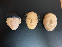 Load image into Gallery viewer, The Three Stooges Chalk Ware Heads Preowned
