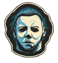 Load image into Gallery viewer, Creepy Co. Halloween Myers Mask Rug
