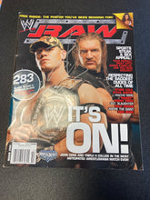 Load image into Gallery viewer, WWE RAW Magazine John Cena AUTOGRAPHED No Poster No COA
