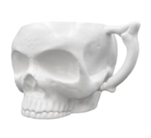 Load image into Gallery viewer, Kreepsville Anatomical White Skull Mega Mug
